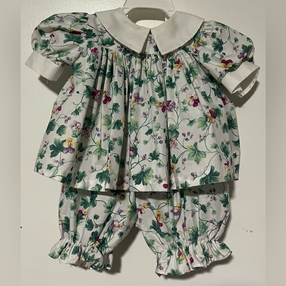 🎄CLEARANCE! 🎰 Make Offer! 🎁 Vintage Dolls & Darlings Infant Girl 2-Piece Set